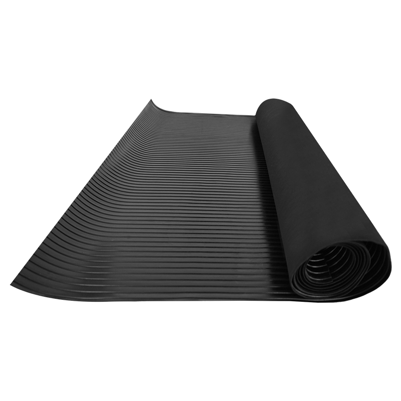 Wide Ribbed Rubber Mat